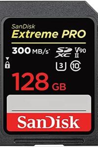 샌디스크 128GB Extreme PRO SDXC UHS-II 메모리 카드 미국-638054