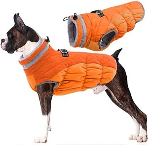르펫 따뜻한  겨울 코트  방한 코트 방풍 반사 터틀넥  플리스 강아지 자켓 반려견 패딩-640722