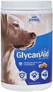 반려견 영양제 미국 탑독 건강 Glycanaid HA Glucosamine for Dog Hip 및 관절 보충제 미국산 츄 히알루론산 애견 엉덩이-641821