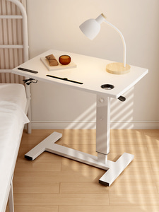 사이드테이블 침대옆 테이블 이동 및 높이조절 작업대 침실 컴퓨터책상