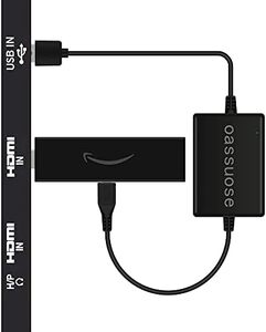 파이어 TV 스틱용 USB 전원 케이블 어댑터, 포트에서 직접 스트리밍 스틱 미국-642351